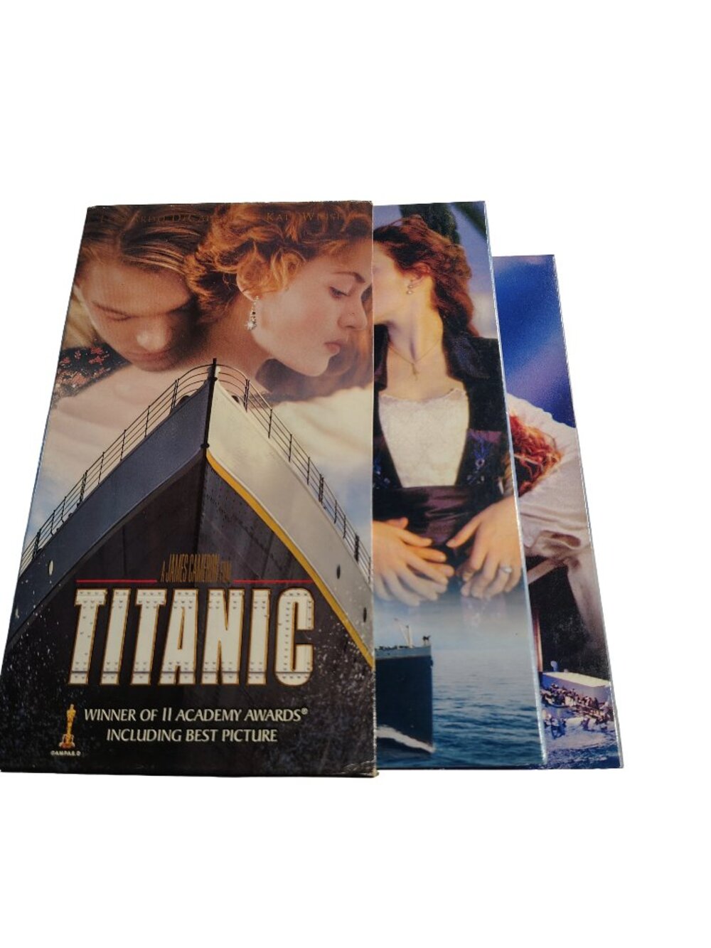 (1997) Titanic Rated PG-13 Romance/Drama VHS Cassette Tape 2-Pack Set